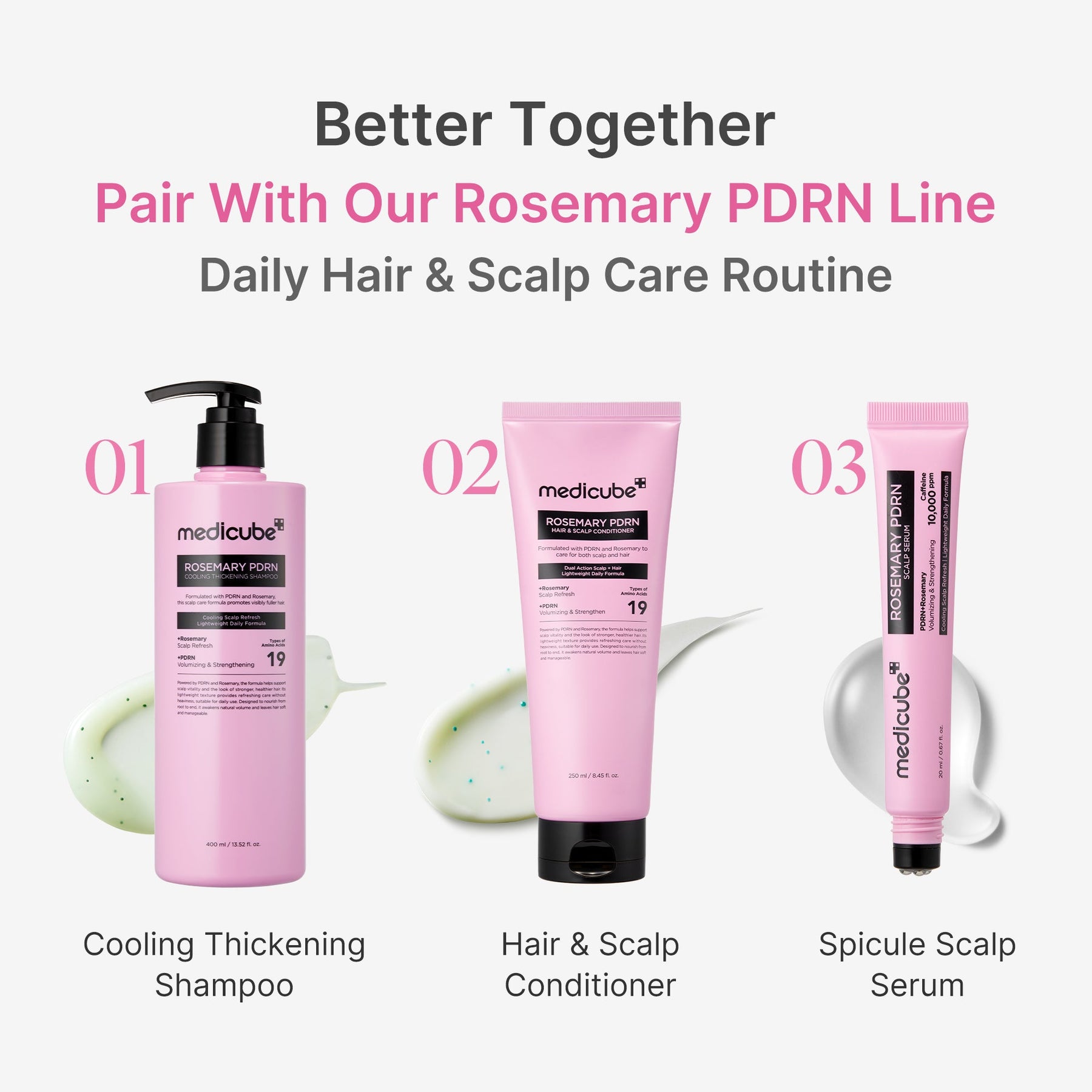Rosemary PDRN Cooling Thickening Shampoo