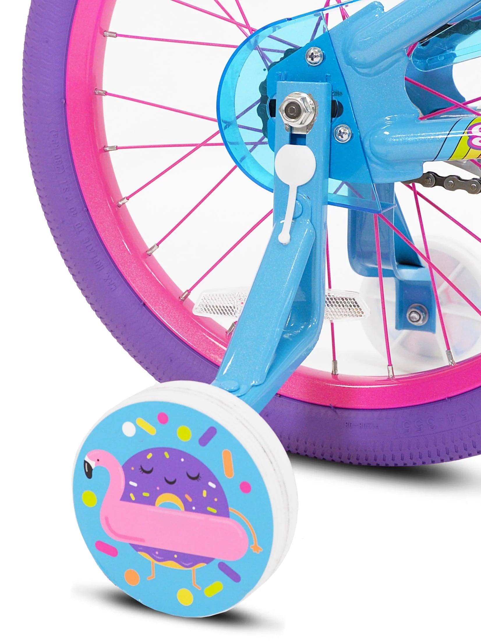Kent Bicycles 18" Sweetness Girls Child Bike, Purple/Pink/Blue